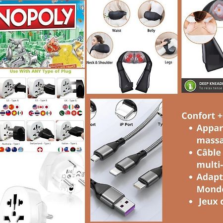 Mona Lisa : Superbe Loft centre ville - Parking gratuit - Wifi ultra rapide-Appareil Massage-Netflix-Jeu société Troyes Esterno foto
